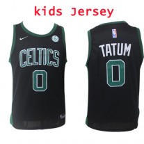 Nike NBA Kids Boston Celtics #0 Jayson Tatum Jersey Black