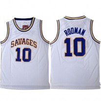 NCAA Savages 10 Dennis Keith Rodman Jersey White Hardwood Classics