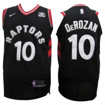 Nike NBA Toronto Raptors 10 DeMar DeRozan Jersey Black Authentic Statement Edition