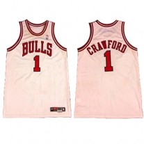 Cheap Jamal Crawford Bulls Jersey White Home For Sale