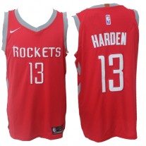Cheap NBA Rockets #13 James Harden Jersey Home Authentic Red