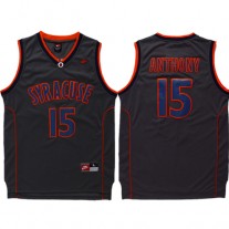 Nike NCAA Syracuse 15 Carmelo Anthony Jersey Grey Hardwood Classics