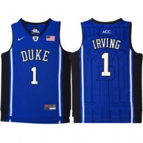 Nike NCAA Duke 1 Kyrie Irving Jersey Blue Hardwood Classics