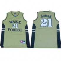 Nike NCAA WakeForest 21 Tim Duncan Jersey Hardwood Classics