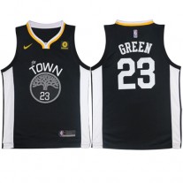 Wholesale Warriors #23 Draymond Green NBA Jersey Black Swingman