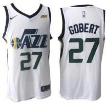 Nike NBA Utah Jazz 27 Rudy Gobert Jersey White Swingman Association Edition