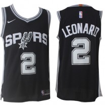 Nike NBA San Antonio Spurs 2 Kawhi Leonard Jersey Black Authentic Association Edition