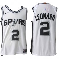 Nike NBA San Antonio Spurs 2 Kawhi Leonard Jersey White Authentic Association Edition