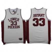 NIKE Lower Merion 33 Kobe Bryant Throwback Jersey Hardwood Classics Swingman White