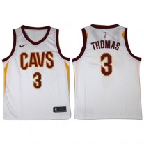 Nike NBA Cleveland Cavaliers 3 Isaiah Thomas Jersey White Swingman