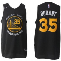 Nike NBA Golden State Warriors 35 Kevin Durant Jersey Black Fashion Swingman