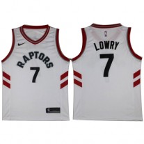 Nike NBA Toronto Raptors 7 Kyle Lowry Jersey White Association Edition Swingman