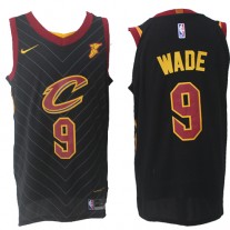 Nike NBA Cleveland Cavaliers 9 Dwyane Wade Jersey Black