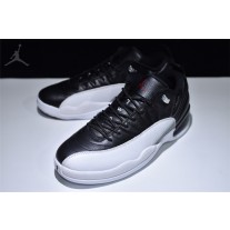 Cheap Air Jordans 12 Retro Low Black White For Men Online