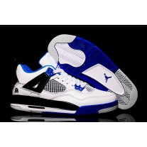 Cheap Jordan 4 Retro Motorsports White Blue For Women