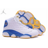Cheap Jordans 13 Carmelo Anthony Nuggets PE White Blue For Sale