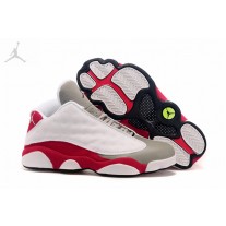Cheap Jordans 13 Low White Red Cement Grey For Men Online