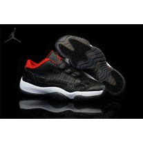 Cool Cheap Jordans 11 Low IE Black True Red Online For Sale