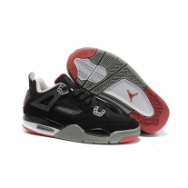 Wholesale Air Jordan 4 Bred Black Cement Shoes For Women