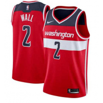 Nike NBA Washington Wizards 2 John Wall Jersey Red Swingman Icon Edition