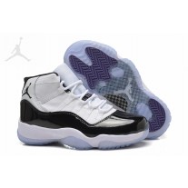 Wholesale Girls Air Jordans 11 White Black Concord For Women Online