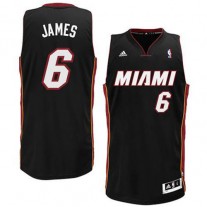 Adidas Lebron James Heat Swingman Black Jersey For Cheap Sale