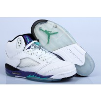 Best Air Jordan 5 (V) Retro White Blue Sneakers For Womens