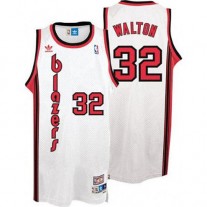 Bill Walton Vintage Blazers NBA Jerseys White Cheap For Sale