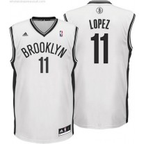 Brook Lopez Nets White NBA Jersey Swingman Cheap For Sale