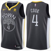 Buy NBA Warriors Quinn Cook #4 'The Town' Grey Jerseys