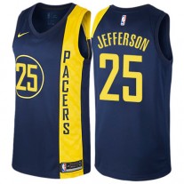 Cheap Al Jefferson Pacers Navy Blue NBA Jersey City Edition