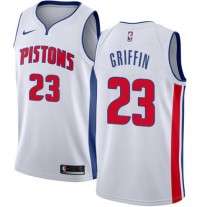 Cheap Blake Griffin Pistons NBA Jersey White Association Edition