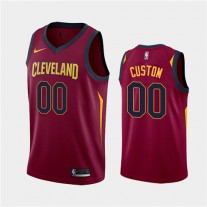 Cheap Custom Cavaliers Icon NBA Jerseys Red For Sale
