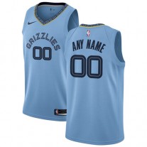 Cheap Custom Grizzlies Nike Light Blue Jersey Statement Edition