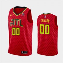 Cheap Custom Hawks Red Statement Personalized Jersey For Sale
