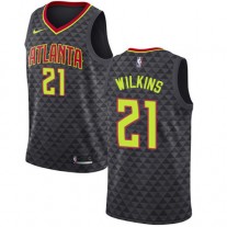 Cheap Dominique Wilkins Hawks New Black Jersey NBA Icon Edition