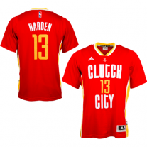 Cheap James Harden Rockets Clutch City Red Jersey For Sale