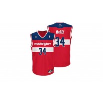 Cheap JaVale McGee Wizards Red NBA Jersey Adidas For Sale
