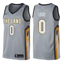 Cheap Kevin Love Cavaliers Gray Jersey NBA City Edition