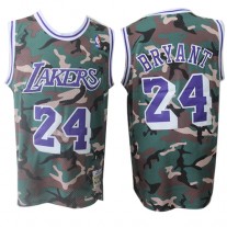 Cheap Kobe Bryant Throwback Lakers Camo NBA Jerseys For Sale