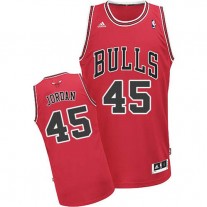 Cheap Michael Jordan Bulls #45 NBA Jersey Red For Sale