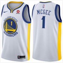 Cheap NBA Jerseys For JaVale McGee #1 Warriors Nike Swingman