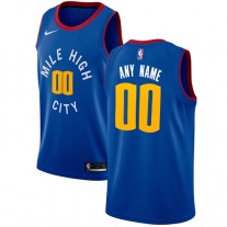 Cheap Nuggets Nike Blue Custom Jersey Statement Edition For Sale
