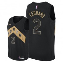 Cheap Kawhi Leonard Raptors OVO City Jersey Black For Sale