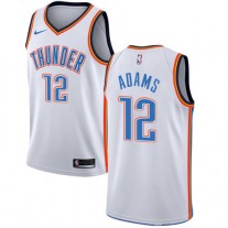 Cheap Steven Adams Thunder Home Jersey NBA White Nike