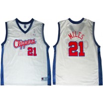 Darisu Miles Clippers Throwback White NBA Jersey Cheap Sale
