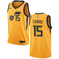 Derrick Favors Jazz Statement NBA Jersey Gold Cheap Sale