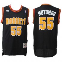 Dikembe Mutombo Nuggets Retro Jersey Black Cheap For Sale