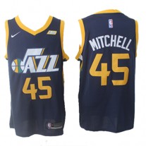 Donovan Mitchell Jazz NBA Jersey Nike Navy Blue Cheap Sale