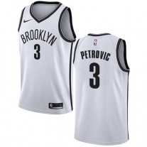 Drazen Petrovic Nets Swingman White NBA Jersey For Cheap Sale
